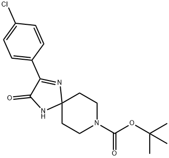 tert-Butyl2-(4-chlorophenyl)-3-oxo-1,4,8-triazaspiro[4.5]dec-1-ene-8-carboxylate