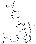 3-(4-NITROPHENYL)-5-(3-(4-NITROPHENYL)ISOXAZOL-4-YL)-5-(TRIFLUOROMETHYL)-1,4,2-DIOXAZOLE Structure