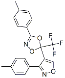 3-P-TOLYL-5-(3-P-TOLYLISOXAZOL-4-YL)-5-(TRIFLUOROMETHYL)-1,4,2-DIOXAZOLE Structure