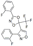 3-(2-FLUOROPHENYL)-5-(3-(2-FLUOROPHENYL)ISOXAZOL-4-YL)-5-(TRIFLUOROMETHYL)-1,4,2-DIOXAZOLE,931386-50-4,结构式