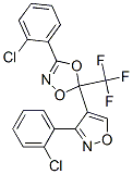 3-(2-CHLOROPHENYL)-5-(3-(2-CHLOROPHENYL)ISOXAZOL-4-YL)-5-(TRIFLUOROMETHYL)-1,4,2-DIOXAZOLE Structure