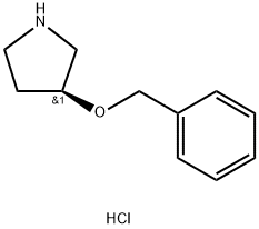 (S)-3-苄氧基吡咯烷盐酸盐, 931409-74-4, 结构式