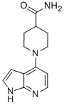 4-Piperidinecarboxamide, 1-(1H-pyrrolo[2,3-b]pyridin-4-yl)-,931411-88-0,结构式