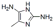 1H-Imidazole-2,5-diamine,  4-methyl- Structure