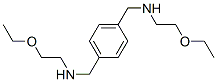 N,N'-bis(2-ethoxyethyl)-p-xylene-alpha,alpha'-diamine Struktur