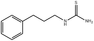 1-(3-フェニルプロピル)-2-チオ尿素 化学構造式