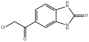 5-(chloroacetyl)-1,3-dihydro-2H-benzimidazol-2-one, 93202-41-6, 结构式