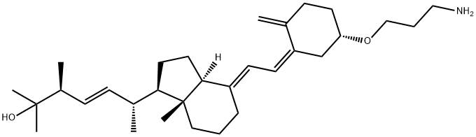 25-Hydroxy VitaMin D2 3,3'-AMinopropyl Ether Structure