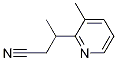 (+/-)-3-(3-methylpyridin-2-yl)-butyronitrile 化学構造式