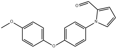 1-[4-(4-METHOXYPHENOXY)PHENYL]-1H-PYRROLE-2-CARBOXALDEHYDE Struktur