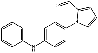 1-[4-(PHENYLAMINO)PHENYL]-1H-PYRROLE-2-CARBOXALDEHYDE 化学構造式