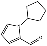 1-CYCLOPENTYL-1H-PYRROLE-2-CARBOXALDEHYDE 化学構造式