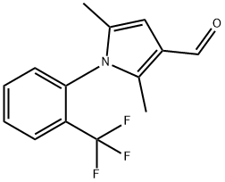 2,5-二甲基-1-[2-(三氟甲基)苯基]-1H-吡咯-3-甲醛,932226-24-9,结构式