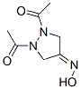 4-Pyrazolidinone,  1,2-diacetyl-,  4-oxime Structure