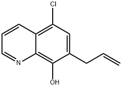 7-烯丙基-5-氯喹啉-8-醇,93240-84-7,结构式