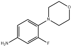 3-FLUORO-4-MORPHOLIN-4-YL-PHENYLAMINE Struktur
