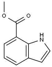 吲哚-7-甲酸甲酯 结构式