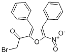 3,4-DIPHENYL-5-NITRO-2-BROMOACETYLFURAN 化学構造式