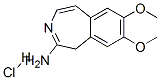 7,8-dimethoxy-1H-3-benzazepin-2-amine HCl 结构式