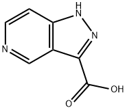 1H-ピラゾロ[4,3-C]ピリジン-3-カルボン酸 化学構造式