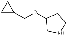 3-(CYCLOPROPYLMETHOXY)PYRROLIDINE Struktur