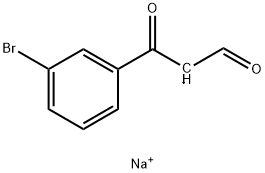 3-Bromo-β-oxo-benzenepropanal Sodium Salt Structure