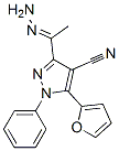 933065-53-3 1H-Pyrazole-4-carbonitrile,  5-(2-furanyl)-3-(1-hydrazinylideneethyl)-1-phenyl-