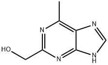9H-Purine-2-methanol,  6-methyl- 结构式