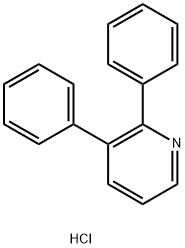 2,3-DIPHENYLPYRIDINE HYDROCHLORIDE Structure