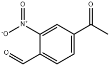 4-ACETYL-2-NITROBENZALDEHYDE,933443-35-7,结构式