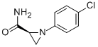 (S)-1-(4-CHLOROPHENYL)AZIRIDINE-2-CARBOXAMIDE,933453-52-2,结构式