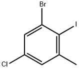 3-BROMO-5-CHLORO-2-IODOTOLUENE 化学構造式