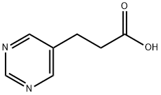 3-(嘧啶-5-基)丙酸 结构式