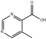 5-甲基嘧啶-4-甲酸 结构式