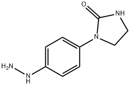 1-(4-HYDRAZINO-PHENYL)-IMIDAZOLIDIN-2-ONE Struktur