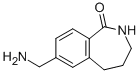 1H-2-BENZAZEPIN-1-ONE, 7-(AMINOMETHYL)-2,3,4,5-TETRAHYDRO- 结构式