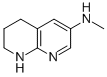 (5,6,7,8-Tetrahydro-[1,8]naphthyridin-3-yl)-methylamine Struktur