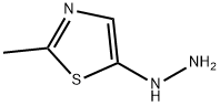Thiazole,  5-hydrazinyl-2-methyl- 化学構造式