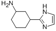 Cyclohexanamine,  3-(1H-imidazol-2-yl)-,933701-02-1,结构式