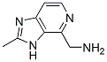 3H-Imidazo[4,5-c]pyridine-4-methanamine,  2-methyl- Struktur