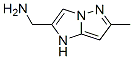 1H-Imidazo[1,2-b]pyrazole-2-methanamine,  6-methyl- 结构式