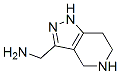 1H-Pyrazolo[4,3-c]pyridine-3-methanamine,  4,5,6,7-tetrahydro- 化学構造式