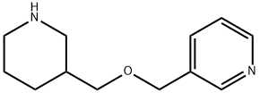 3-(Piperidin-3-ylmethoxymethyl)-pyridine Struktur