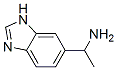 1H-Benzimidazole-6-methanamine,  -alpha--methyl- Structure