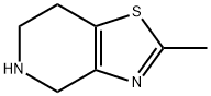 4,5,6,7-tetrahydro-2-methylthiazolo[4,5-c]pyridine Struktur