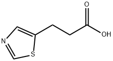 3-(噻唑-5-基)丙酸 结构式