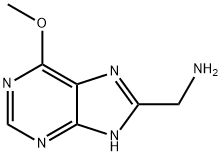 9H-Purine-8-methanamine,  6-methoxy- 化学構造式