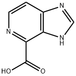 3H-咪唑并[4,5-C]吡啶-4-羧酸 结构式