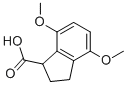 2,3-DIHYDRO-4,7-DIMETHOXY-1H-INDENE-1-CARBOXYLIC ACID 结构式