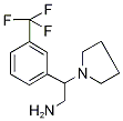 2-Pyrrolidin-1-yl-2-(3-trifluoromethyl-phenyl)-ethylamine,933746-07-7,结构式